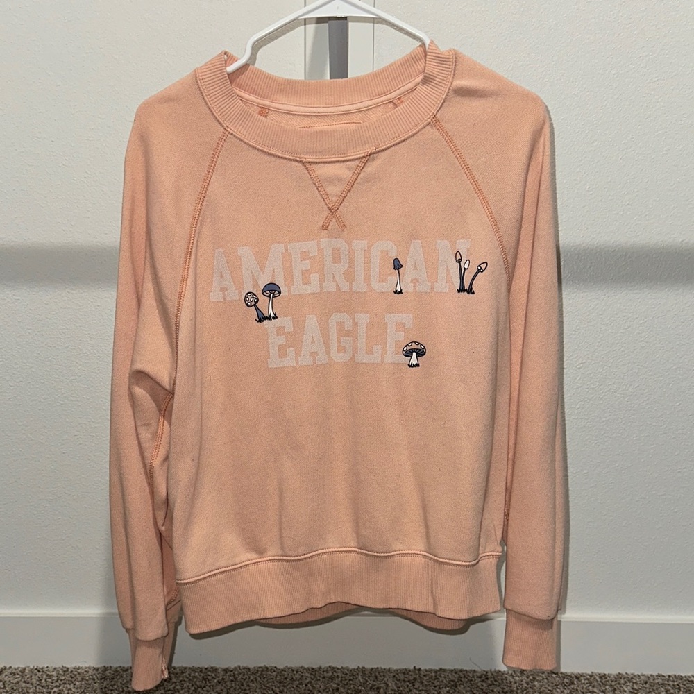 American Eagle Light Pink Knit Top